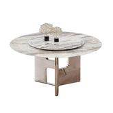 Raul Sintered Stone Round Dining Table - Maxi Home Furnishing
